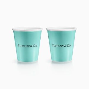 New in box
Tiffany & Co. blue Espresso Cups
in Bone China, Set of two